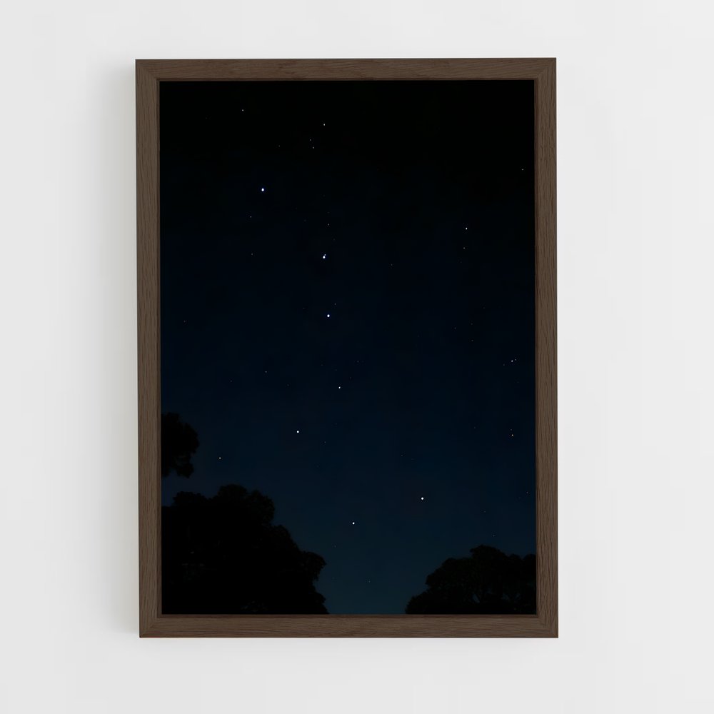 Poster Constellation Grande Ourse Lumineuse – affiche Constellations (vue 5)